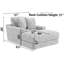 Chaise confortable avec ports de charge USB-474155819