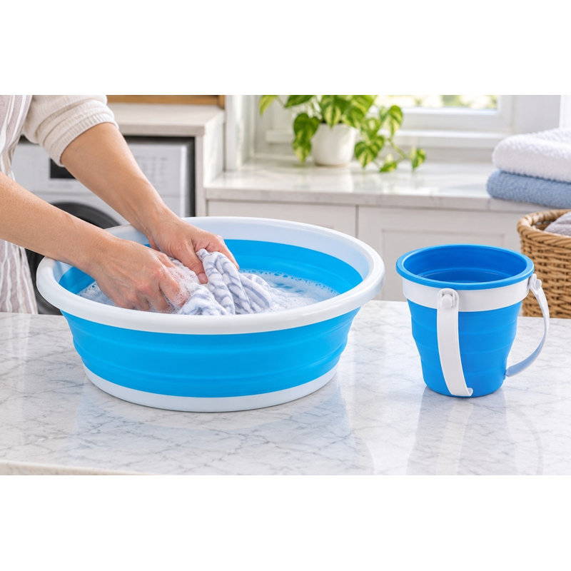 Bol de service en plastique Chaker, Bleu