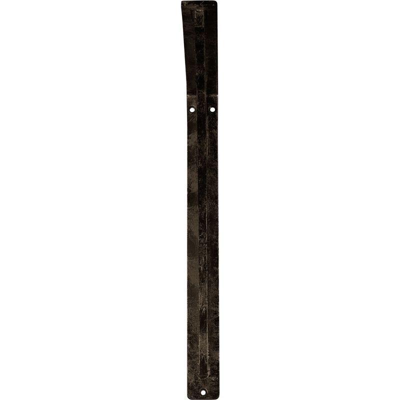 Nevio Wrought Iron Bracket, 15" H x 1.5" W x 12" D, Antiqued Brass