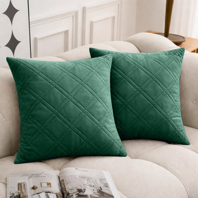 Geometric Square Cushion