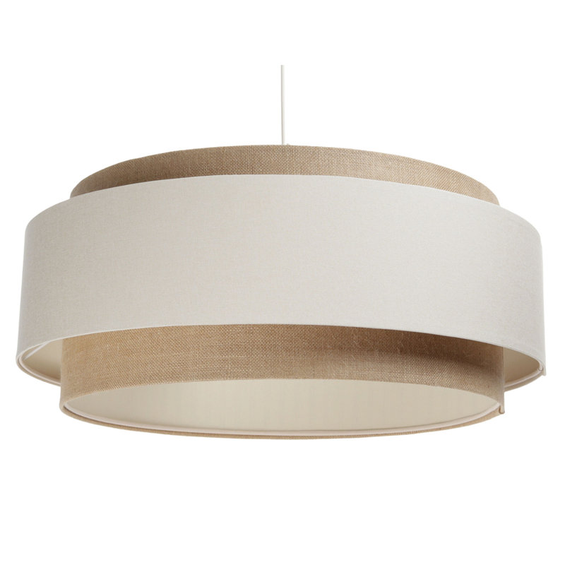 Ammann 1 - Light Silver Drum Pendant