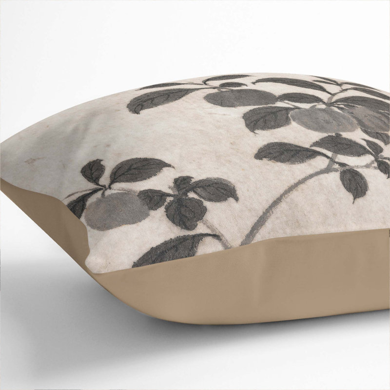 Square Throw Cushion, 40cm H x 40cm W x 15cm D, Stone