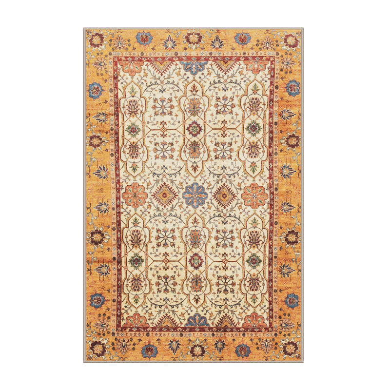 Abstract Indoor Rug, Rectangle 7' x 9'
