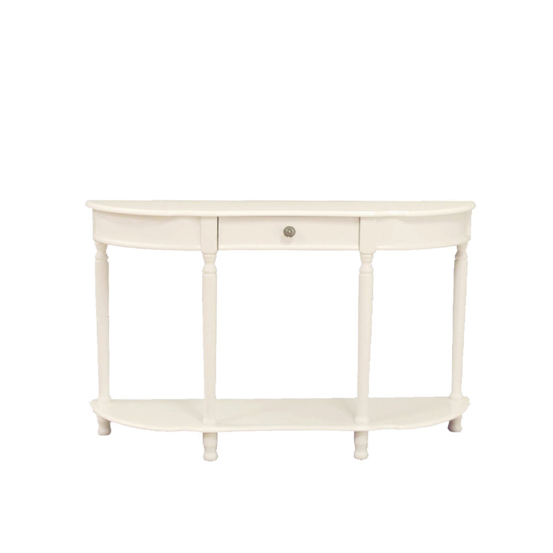 Goutam 47'' Console Table, White