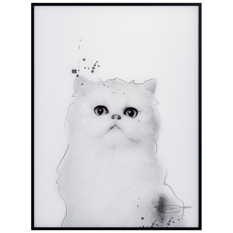 «Persian» encadré sur verre par Jodi P., impression