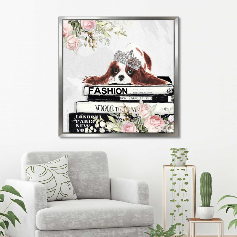 «So Cavalier (Square)» par Jodi - impression, Cadre flottant argent, H 27,5 po x l 27,5 po x P 2 po