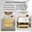 Meuble-lavabo mural 24 po avec lavabo en céramique et trois trous de robinet-1320024770