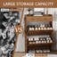 Armoire à chaussures style campagne l 30 po avec 2 tiroirs rabattables et 2 tiroirs-677594015