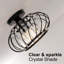Akman Crystal Flush Mount