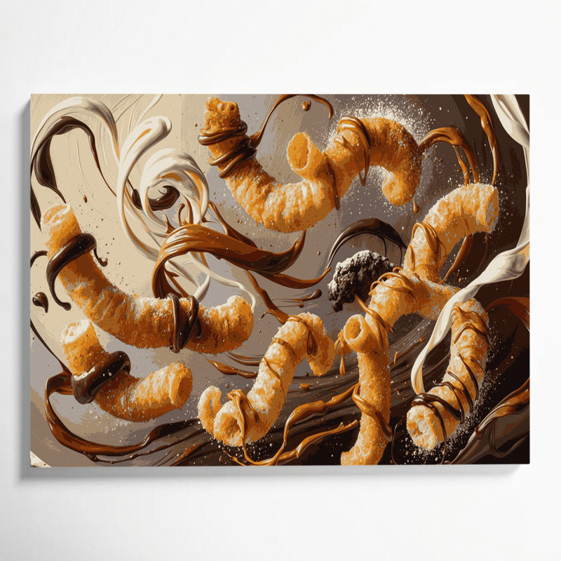 Art mural sur toile, "Desserts"