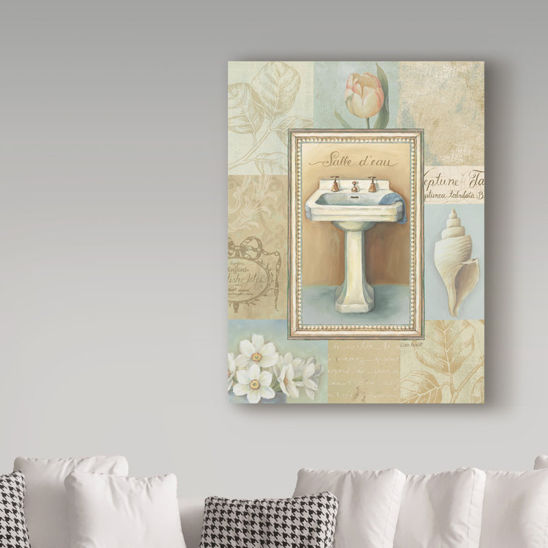 «Tranquil Bath I Lisa» - Impression, H 32 po x l 24 po x P 2 po