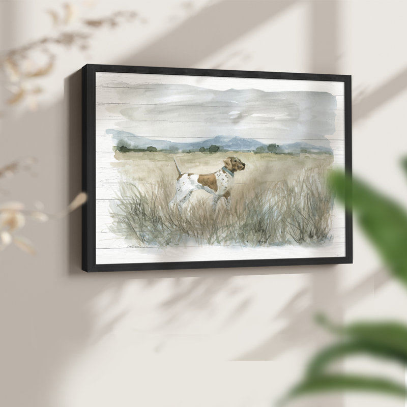 Wetland Lookout -Framed Print - Restickable, 8" H x 10" W, Black
