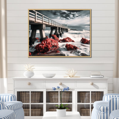 " Pier Whispering Waves I "