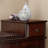 Walnut Upholstered Shoe Storage Bench
