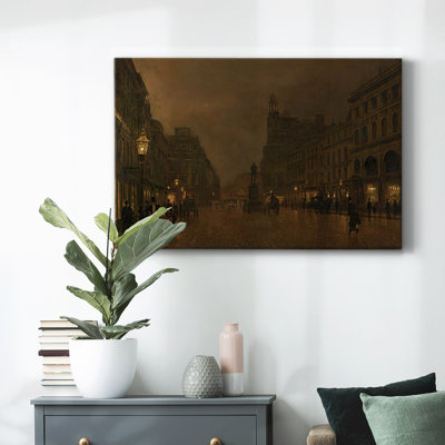 Paysage rétro - CCCLXVII - Toile tendue avec châssis