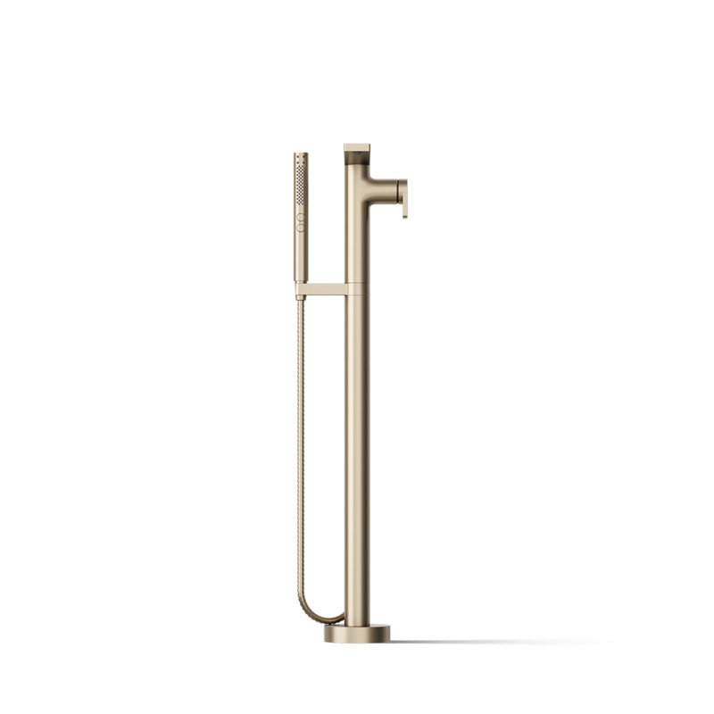 Composed Freestanding Bath Faucet, Vibrant Brushed Bronze