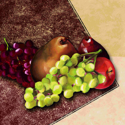 Fruits - peinture sur toile tendue