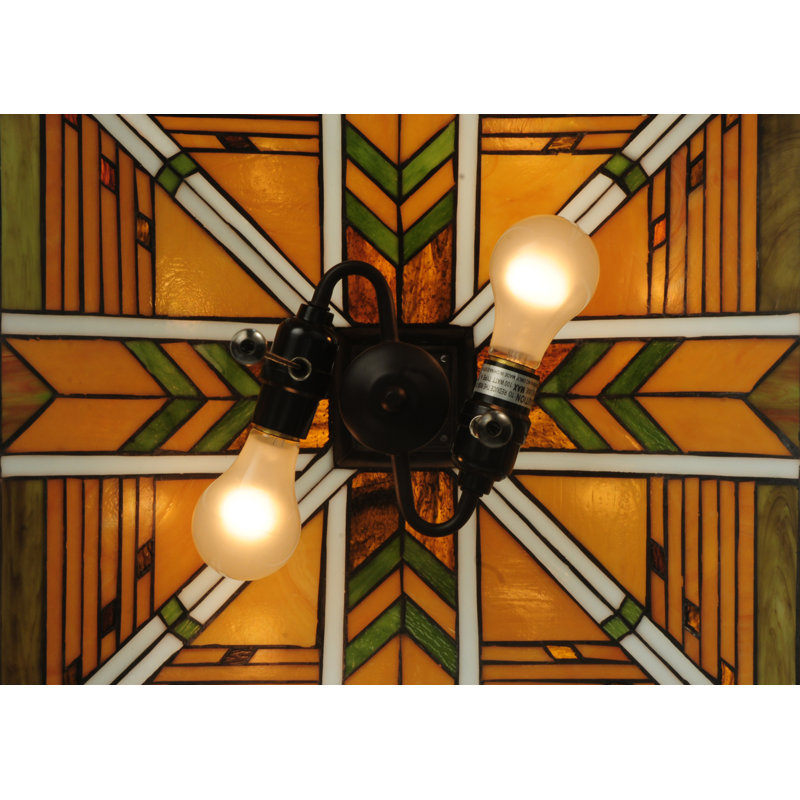 2 - Light Geometric Chandelier