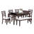 Contemporary Style Rubberwood Dining Bench With Soft Upholstered Cushion And Compact Size, For Tight Areas, 46" X 17" 19" H Classic Walnut Color Leg Support, Made Of Rubberwood, Room Decor,