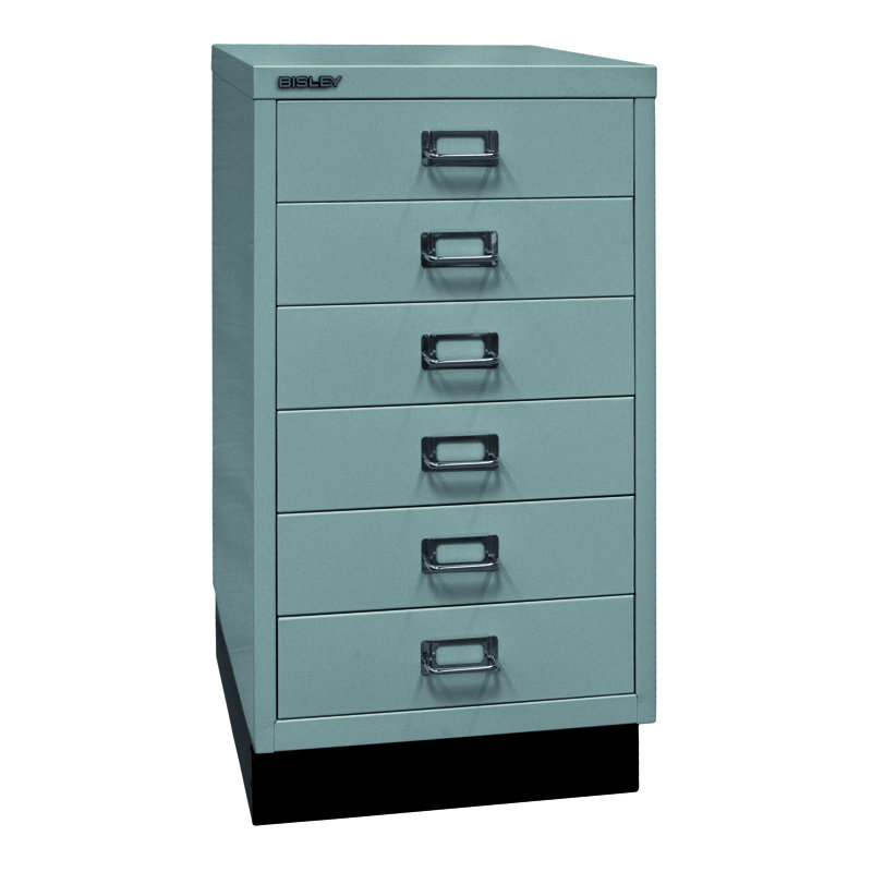 39er 34.9cm Wide 6 -Drawer File Cabinet, Silver