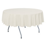 Ultimate Textile - Round Polyester Linen Tablecloth