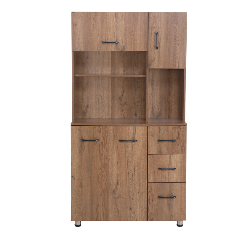 Armoire de rangement 63 po, Naturel