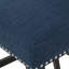 Tabouret de comptoir contemporain capitonné à oreilles en tissu, ensemble de 2-1224362002