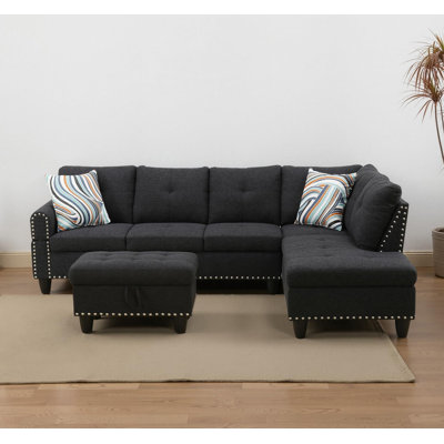 3 - Piece Upholstery Sectional by Ebern Designs