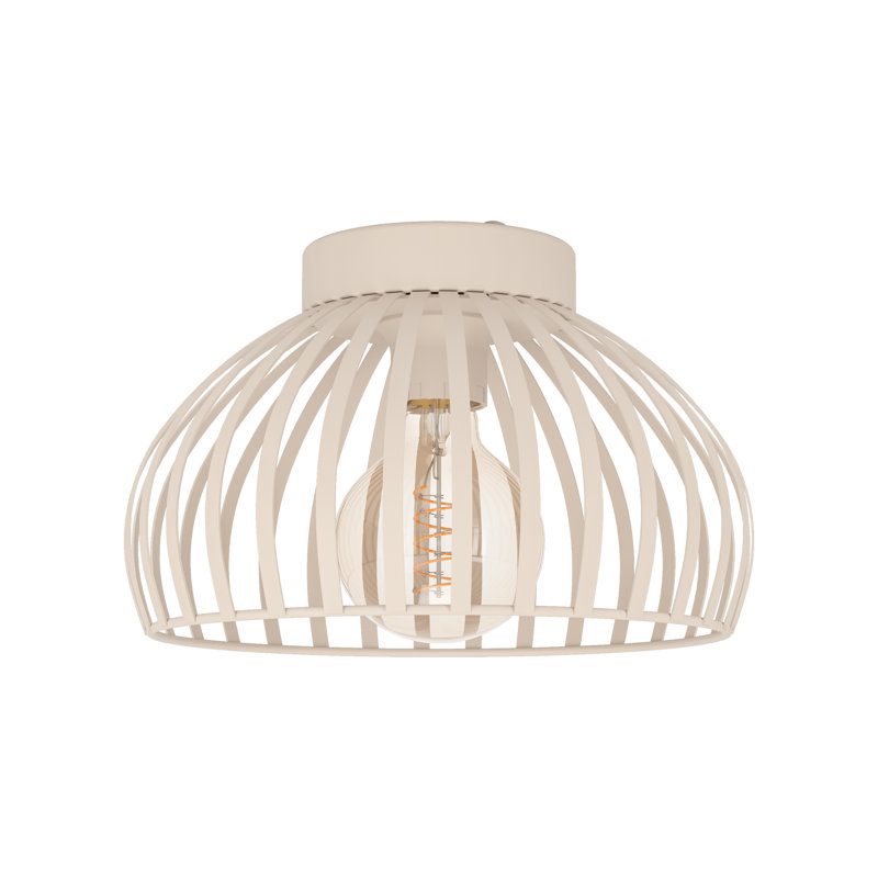 Alyworth Flush Mount, 18" H x 28" W x 28" D, Beige