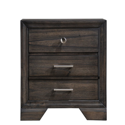 Table de chevet 2 tiroirs 1pc