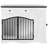 Versatile Heavy-Duty Dog Crate with Practical Drawers and Stylish Design