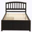 Lit plateforme simple avec rangement-179747620