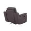 Fauteuil inclinable en cuir Global Brown