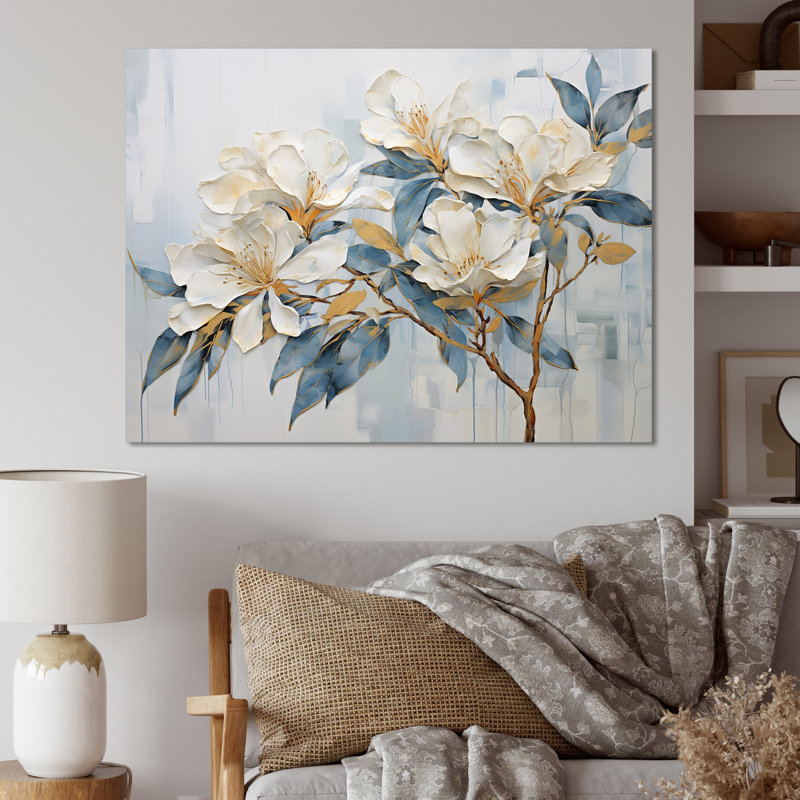 Essence de Rhododendron Simplicité III, Toile tendue, H 30 po x l 40 po x P 1,5 po