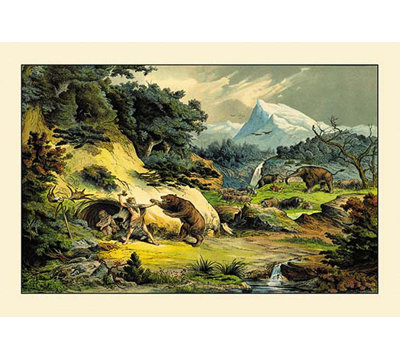 « dinosaur life », impression