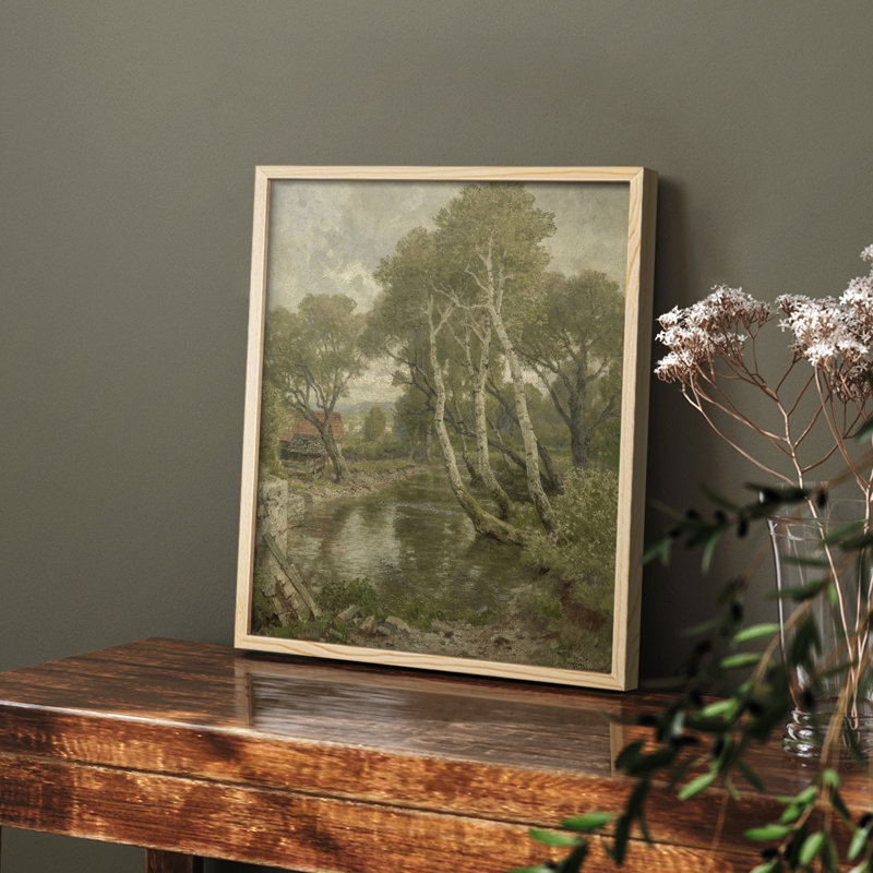 "Vintage Landscape CLxx III" sur, Naturel, H 10 po x l 8 po