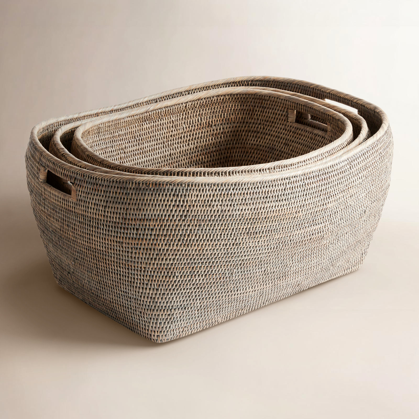 Gertie Coastal Basket With Handles 3