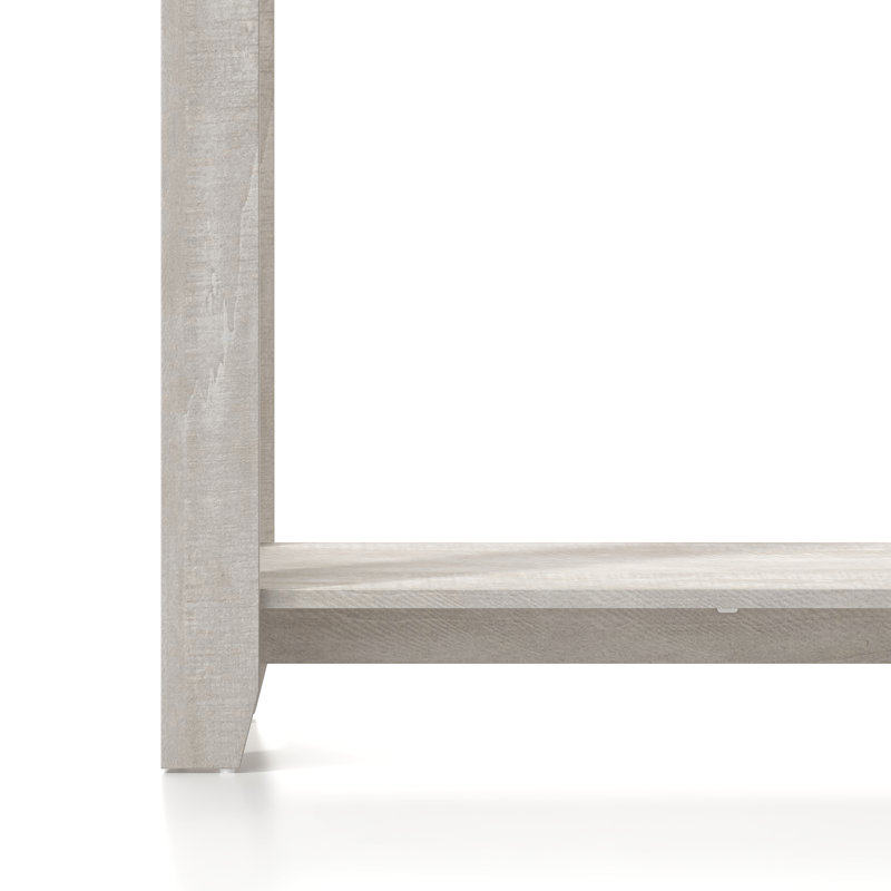 Ensemble de table de salon coordonnée 3 pièces Weddel Basilico, Chêne gris cendré, Chêne gris cendré
