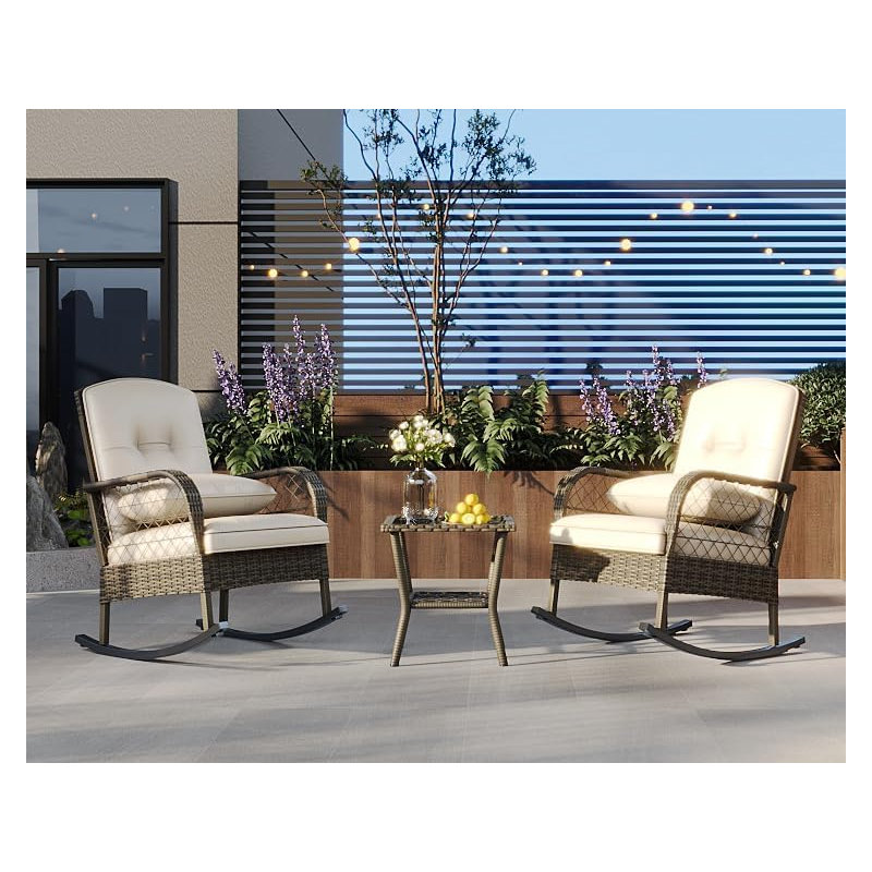 Outdoor Chair, Beige