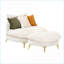 Canapé-causeuse moderne de 65 pouces de style Mid-Century avec 3 coussins pour le bureau d'un appartement | Beige | Velours côtelé-1130763565