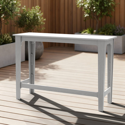 Cedartown Bar Height Patio Table 60.2" Rectangle For Patio, Garden, Yard, Balcony, Poolside