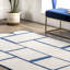 Tapis à motif tressé moderne Jolynn-2031484644