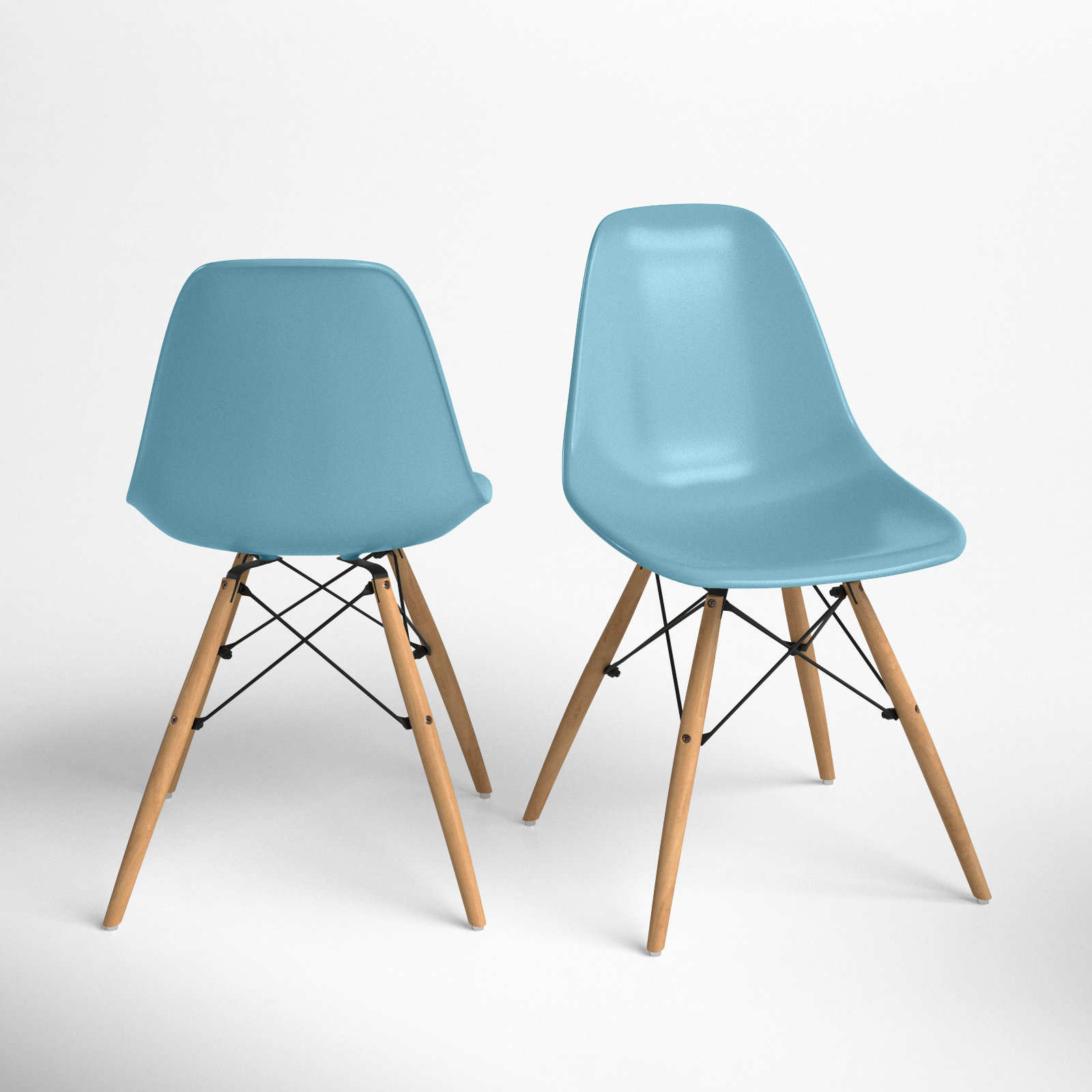 Jordan Dining Chair, Blue, Natural