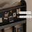 Sliding wheel bookcase