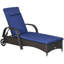 Chaise longue d'extérieur en osier Sharonn-1026943368