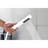 Floor Mounted Bathtub Faucet Freestanding Tub Filler, High Flow Shower Taps With Rotatable Spout And Cylinder Handheld - Stainless Steel Mount Standing Faucets Variable Swivel