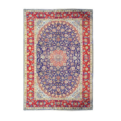 Tapis rectangulaire en laine 10 pi 7 po x 15 pi 10 po