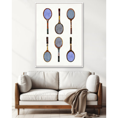 Rackets 2 Print by Rita Taverni