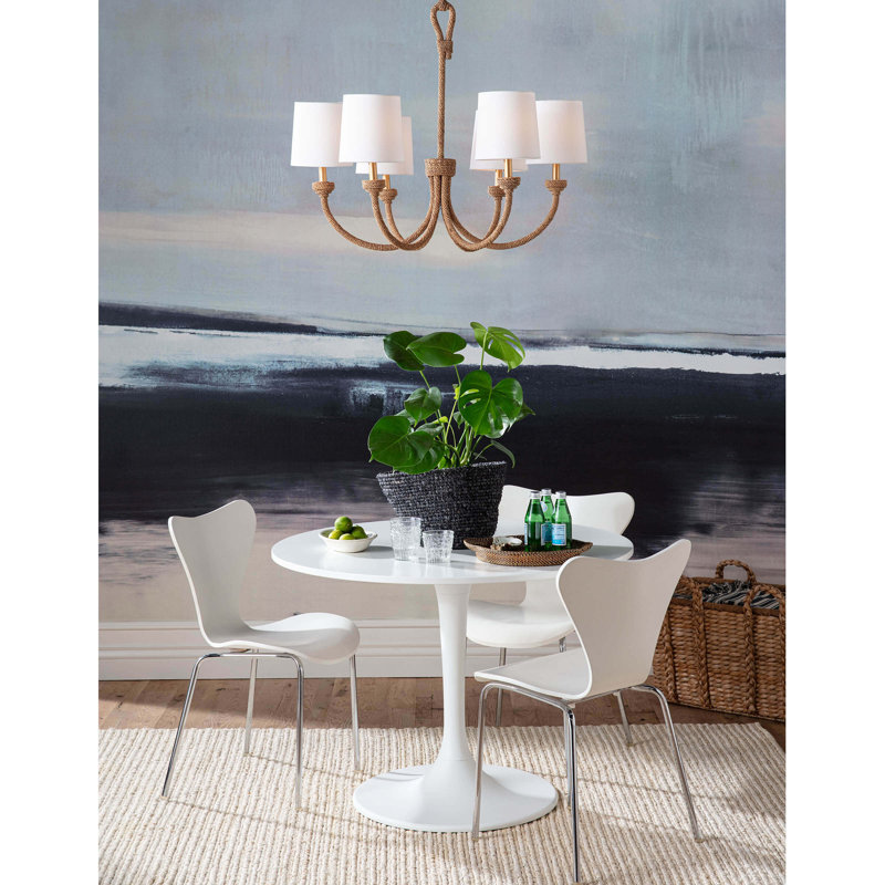 Coastal Luxe 6-Light Chandelier