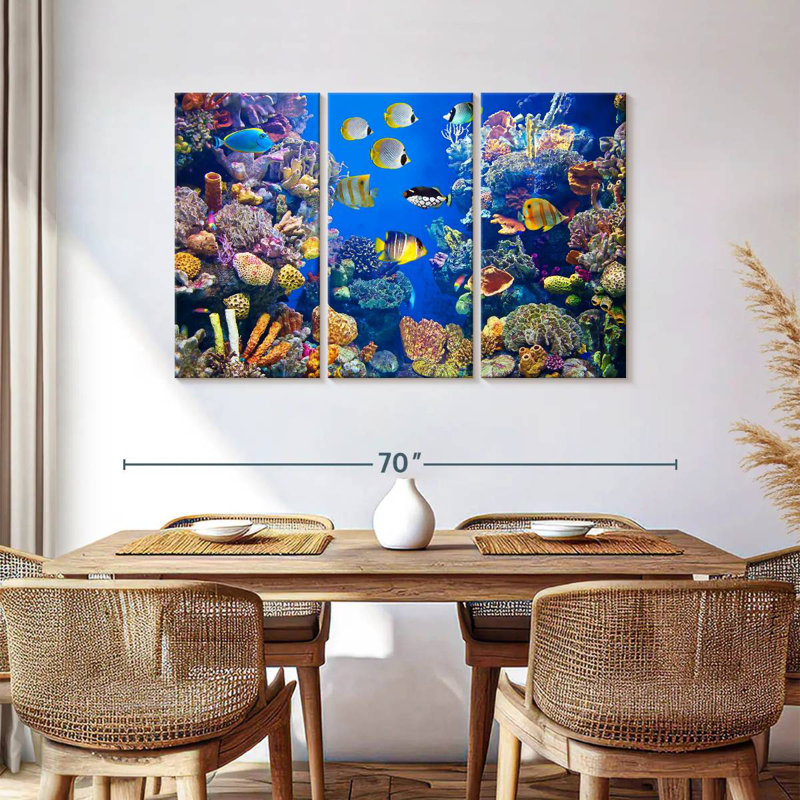 Aletra Teeming Underwater Life, 36" H x 57" W